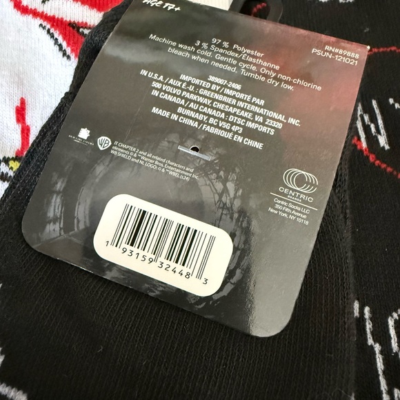 ππ PENNYWISE βITβ LIMITED EDITION 5-PIECE CREW SOCK COLLECTION. BRAND NEW. - Picture 11 of 11
